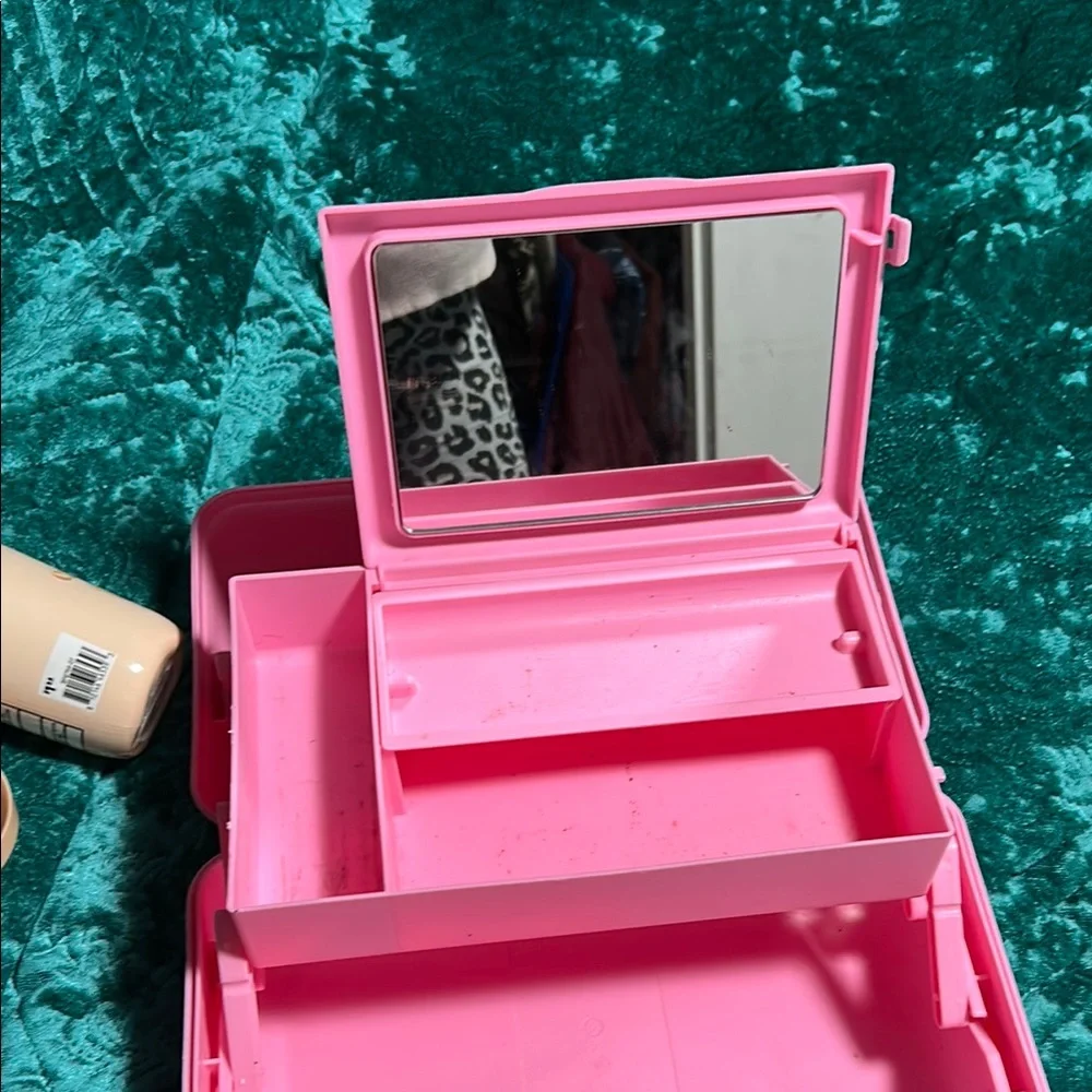 Pink Makeup Organizer